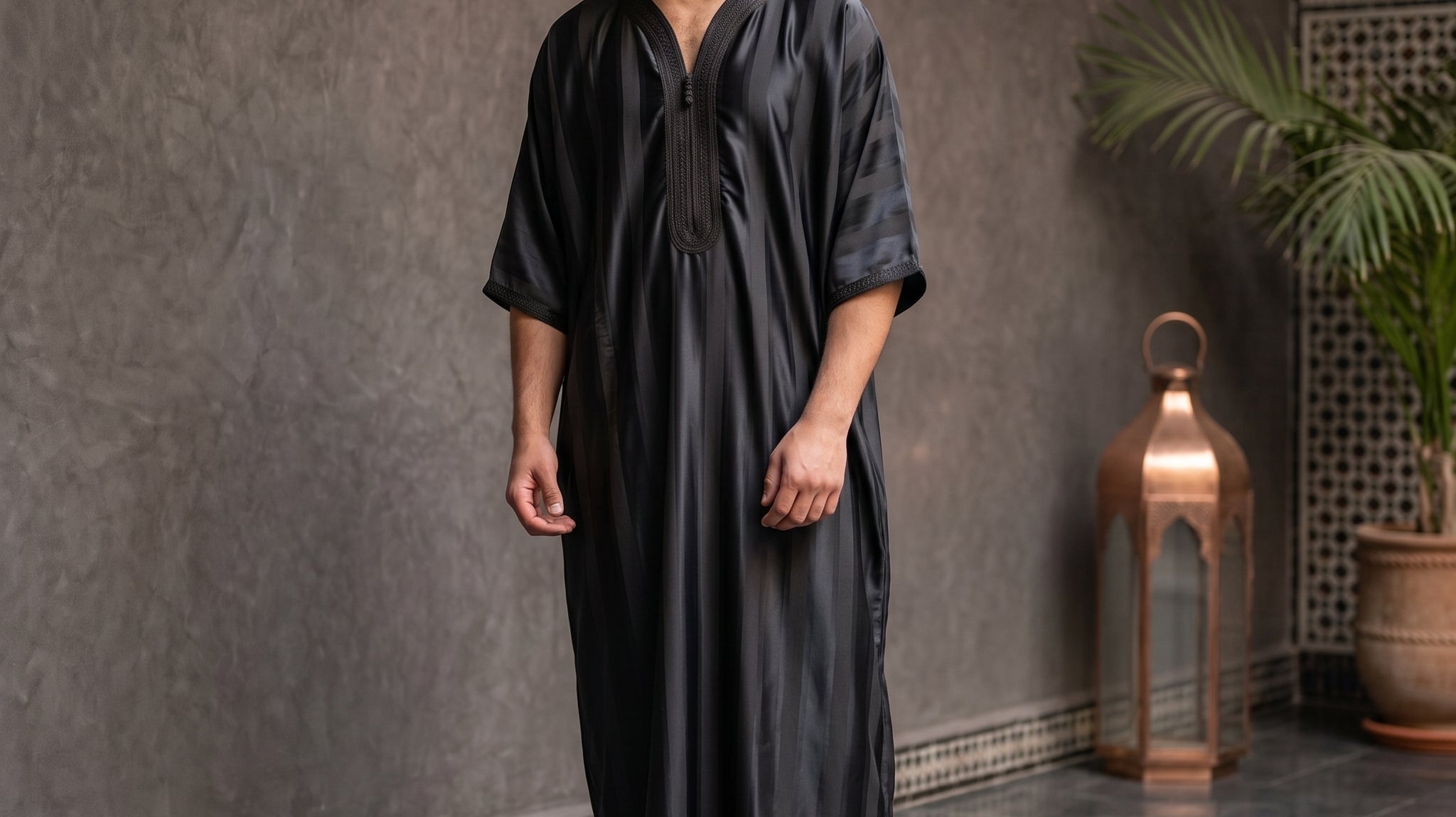 Biyadina The Complete Guide to Moroccan Gandoura for Men: Authentic Traditional Dress Explained