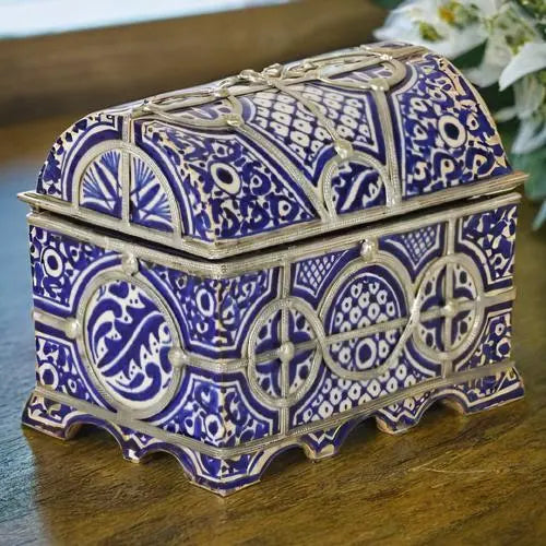 Biyadina Andalusia Ceramic Treasure Box Biyadina Store