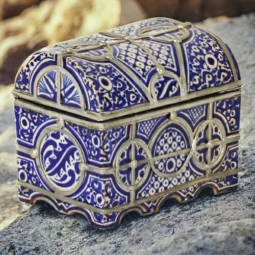 Biyadina Andalusia Ceramic Treasure Box Biyadina Store