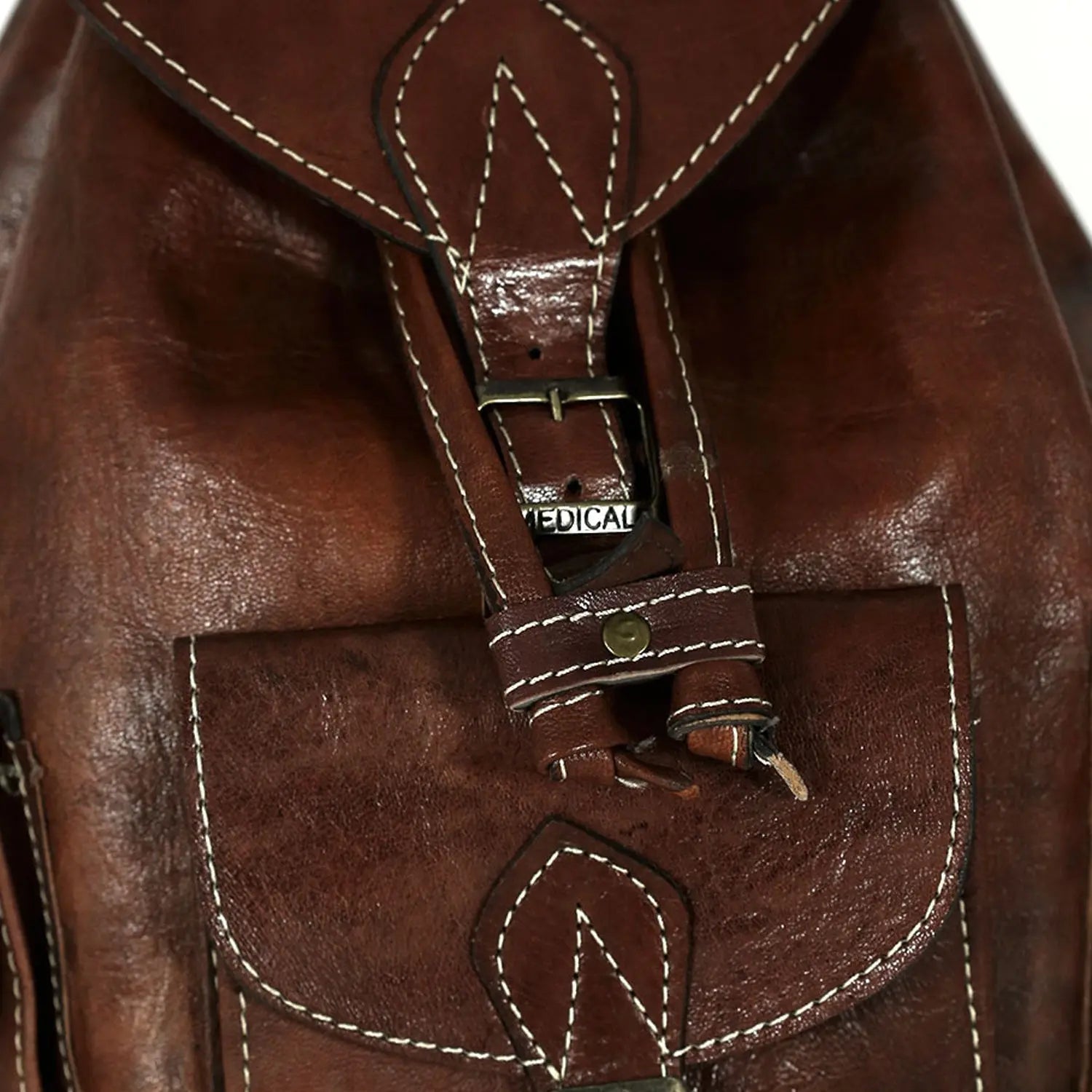 Biyadina Biyadina Premium Brown Handmade Leather Backpack - handmade by our highly expert craftsman Timeless Elegance BiyadinaStore