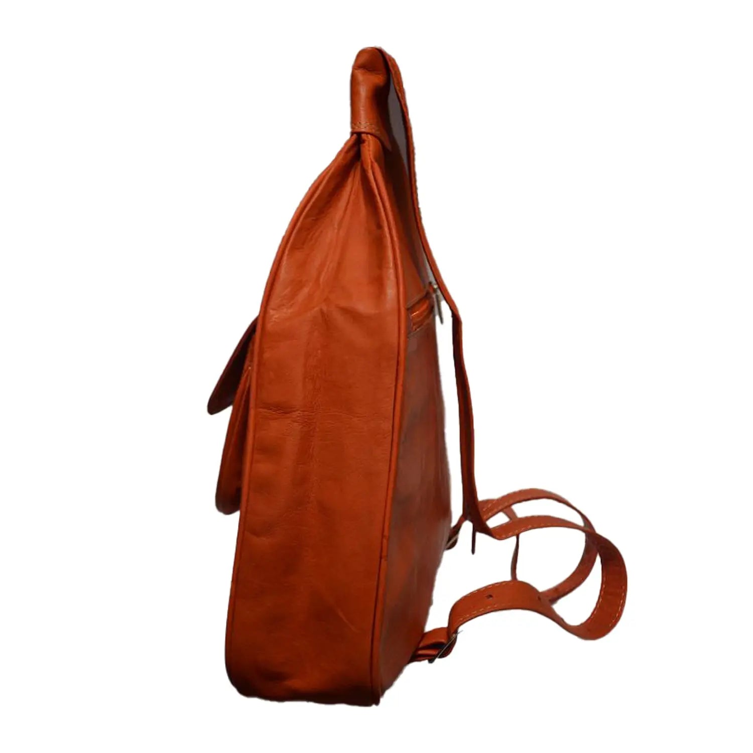 Biyadina Biyadina Store Backpack - Brown - Stylish & Functional Travel Accessory - Premium Calfskin Leather - Multiple Compartments BiyadinaStore