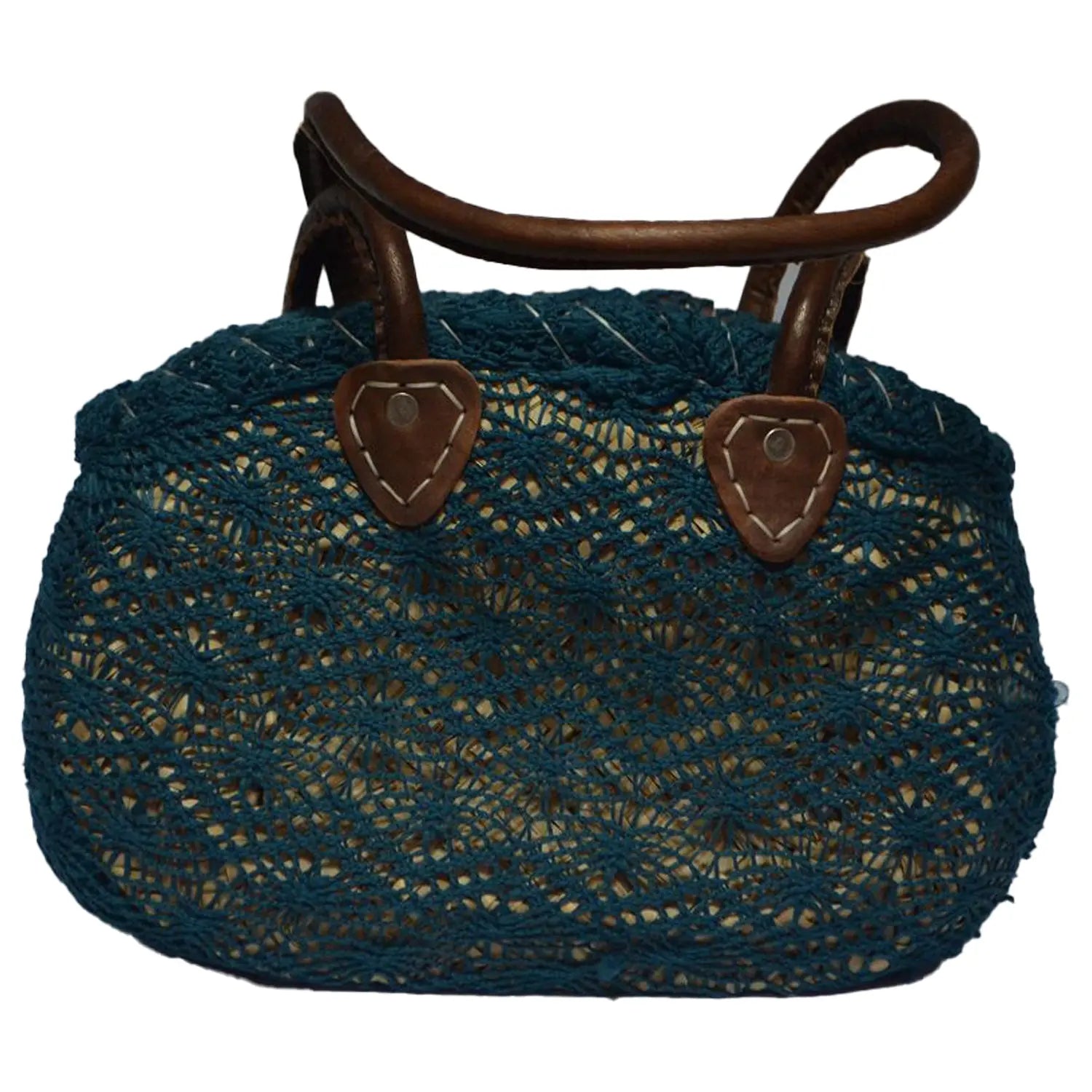 Biyadina Biyadina Store Shoulder Bag Purse - Green Brown - Stylish & Functional Travel Accessory - Premium Calfskin Leather & Kilim - Multiple Compartments BiyadinaStore