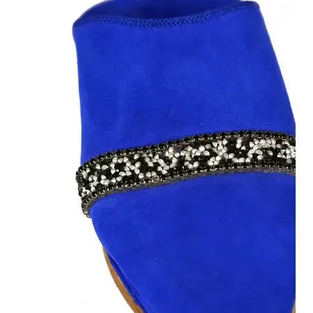 Biyadina Decorated suede slipper Biyadina Store