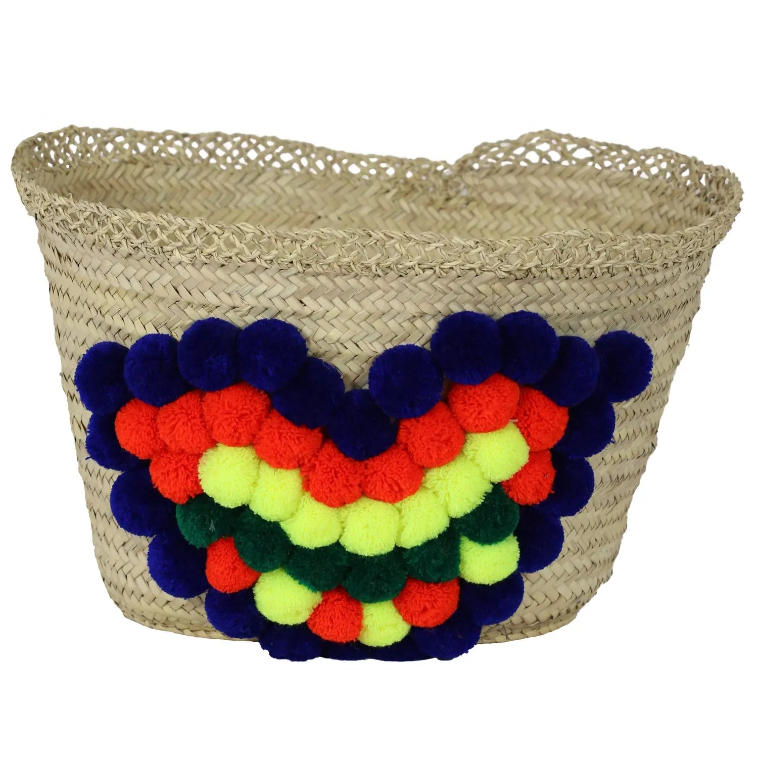 Biyadina Moroccan Palm Leaf Basket BiyadinaStore