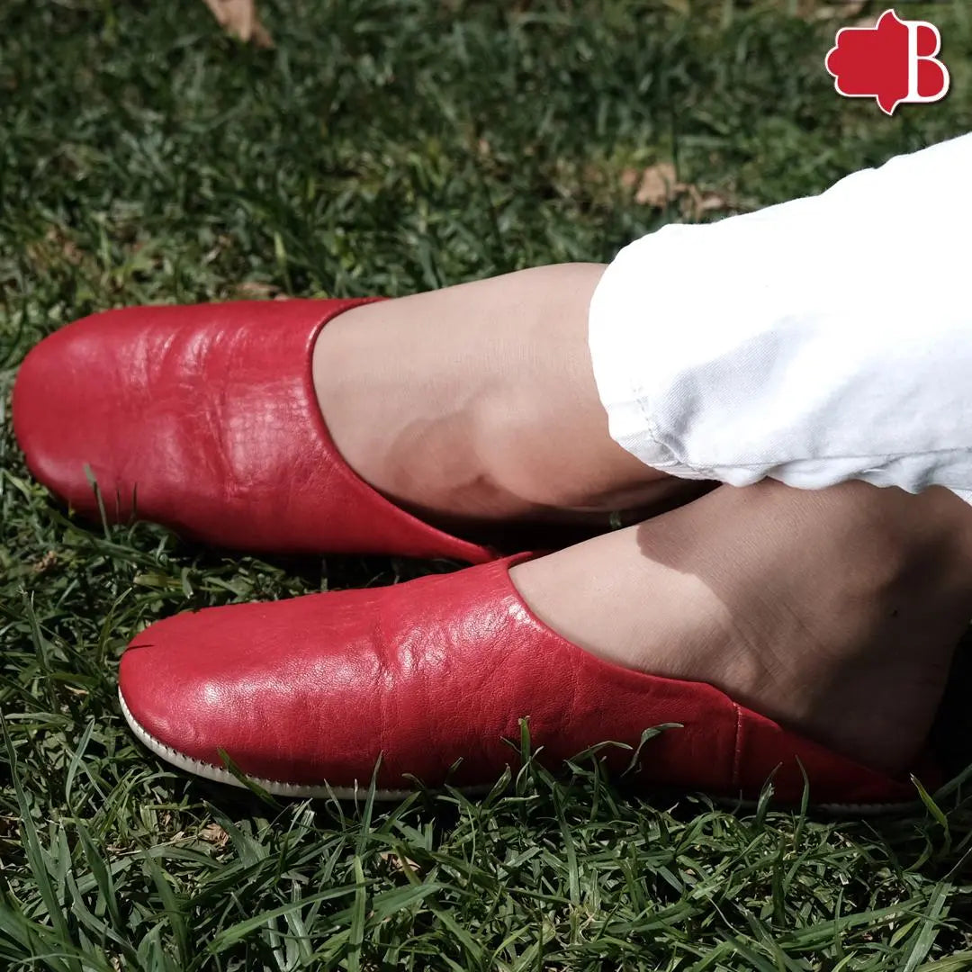 Biyadina Moroccan leather slippers Biyadina Store