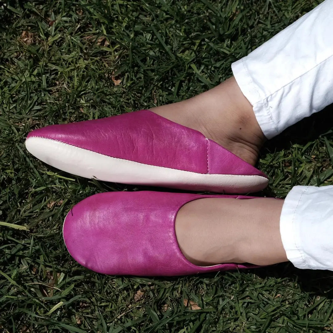 Biyadina Moroccan leather slippers Biyadina Store