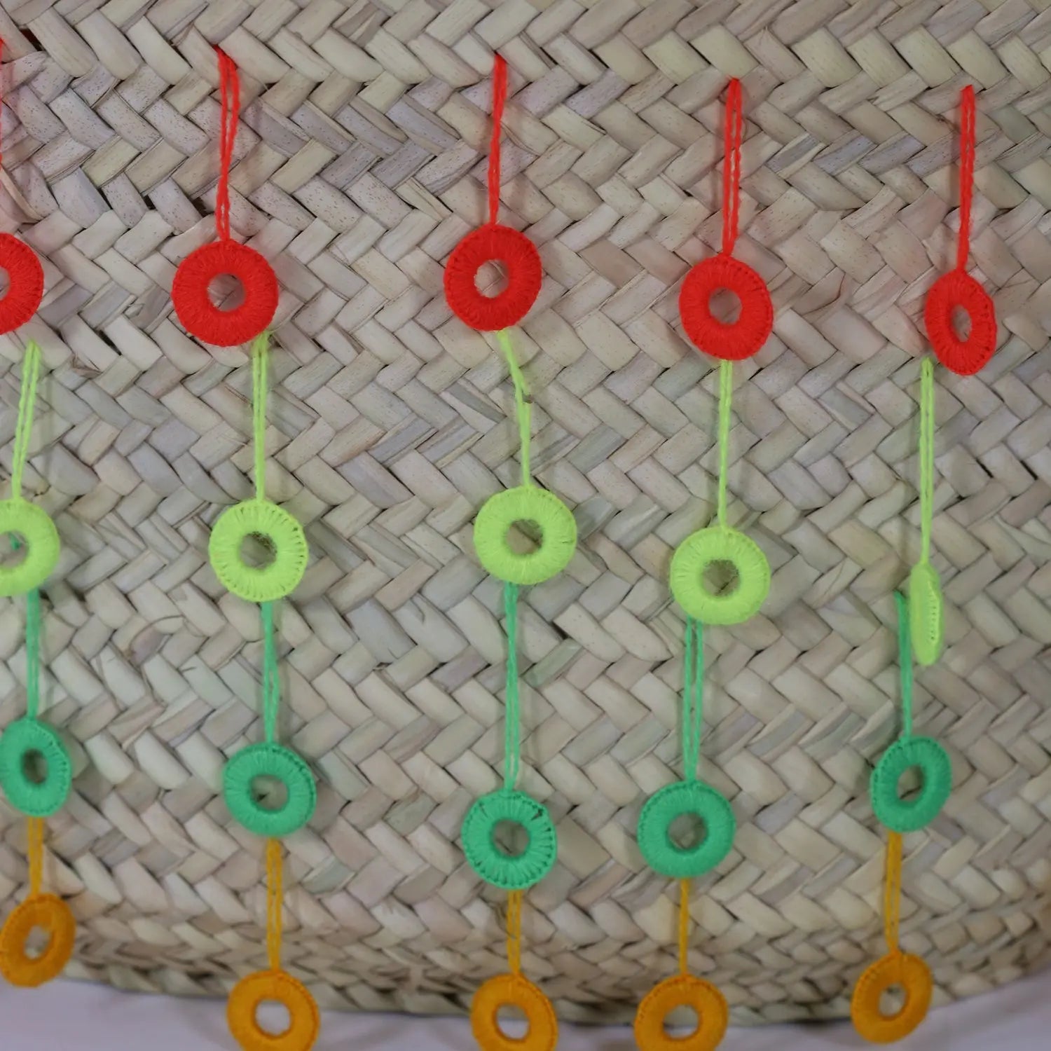 Biyadina Moroccan leaves of braided palm Basket BiyadinaStore