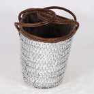 Multicolored sequins basket Valentines Day Silver BiyadinaStore