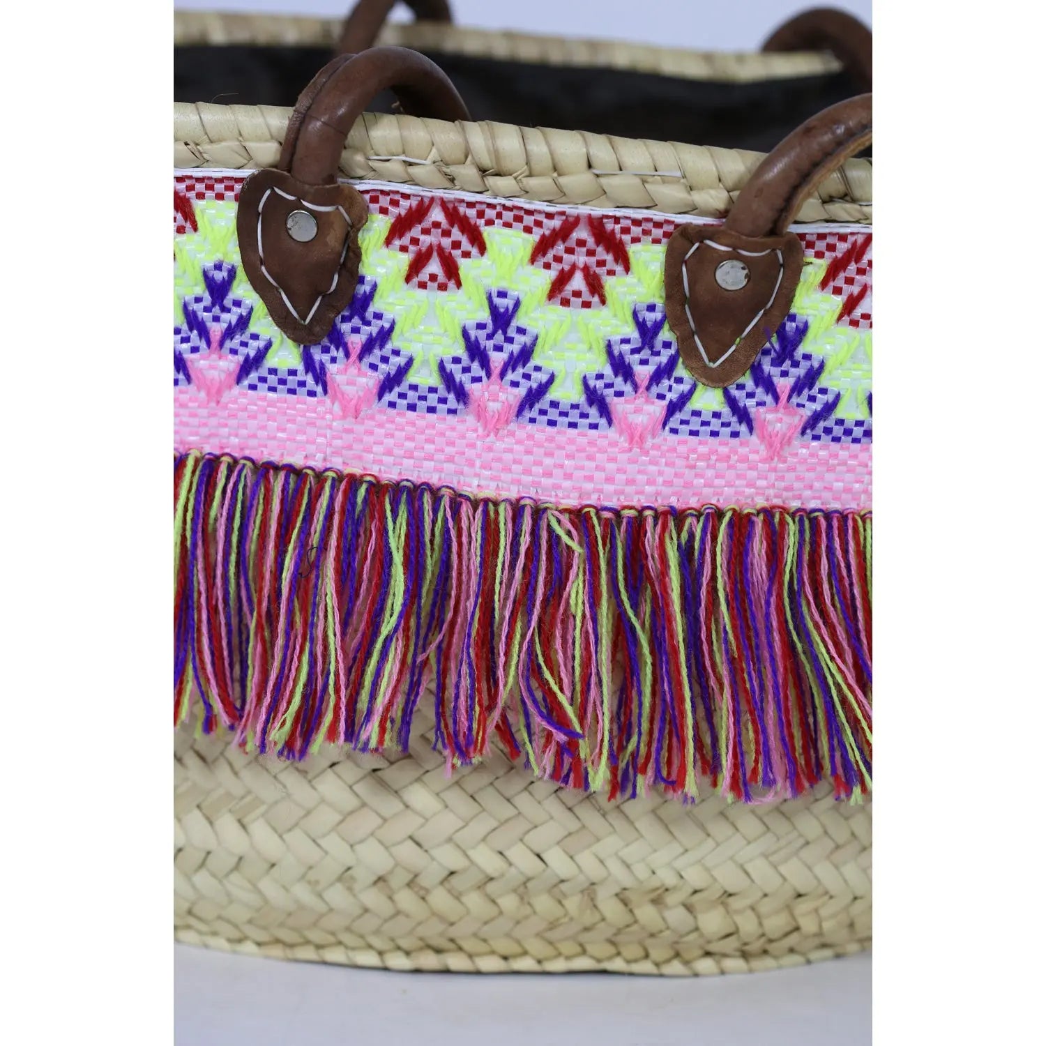 Biyadina Multicolored sequins basket Valentines Day Yellow BiyadinaStore