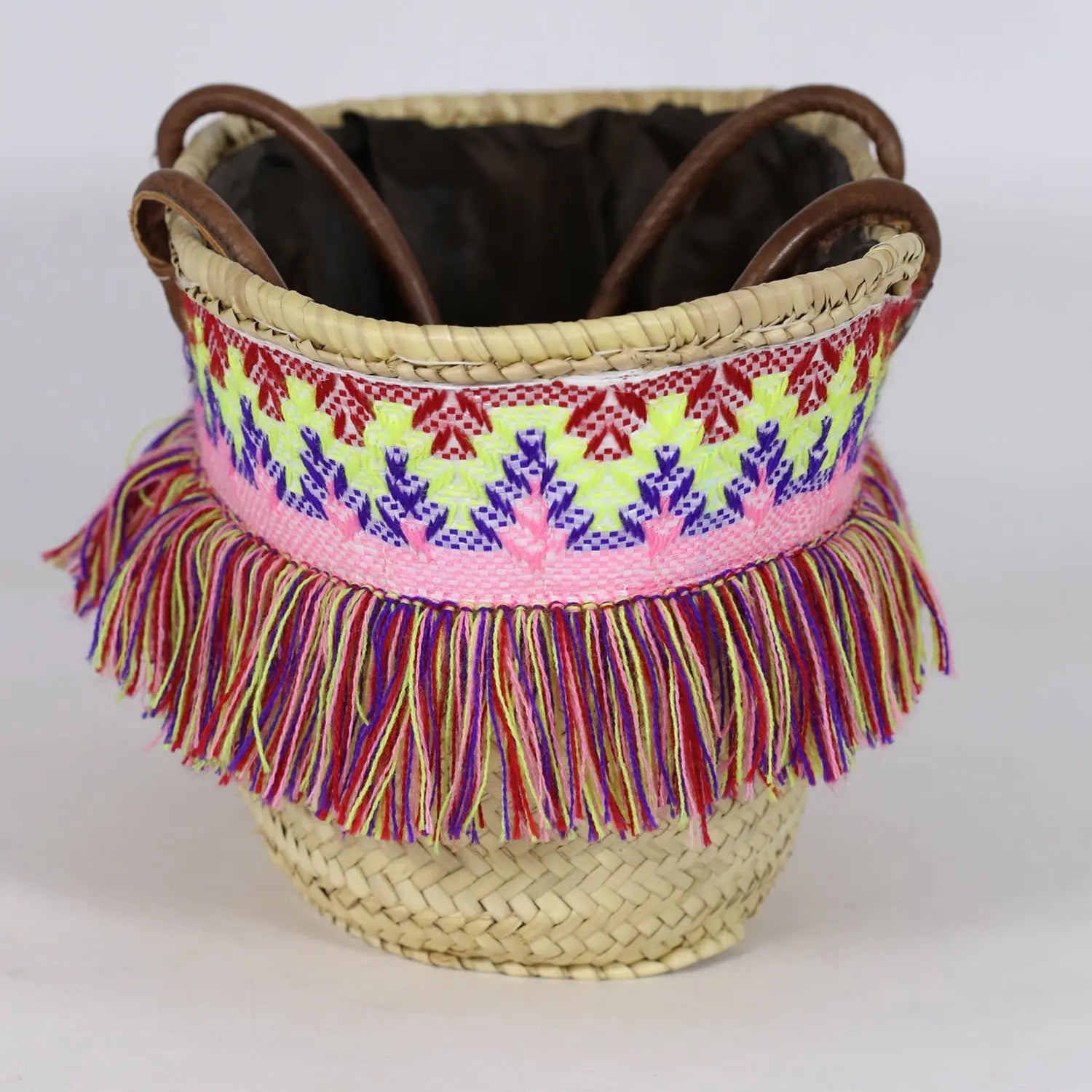 Biyadina Multicolored sequins basket Valentines Day Yellow BiyadinaStore