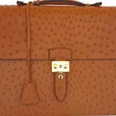 Biyadina Ostrich leather Ostrich BRIEFCASE Biyadina Store