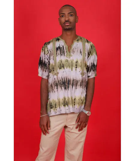 Biyadina Printed tunic for men Biyadina Store