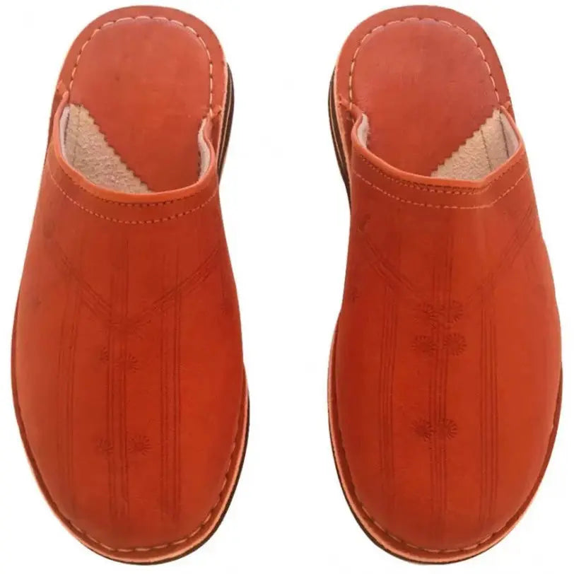 Biyadina Soft Leather Slippers Biyadina Store