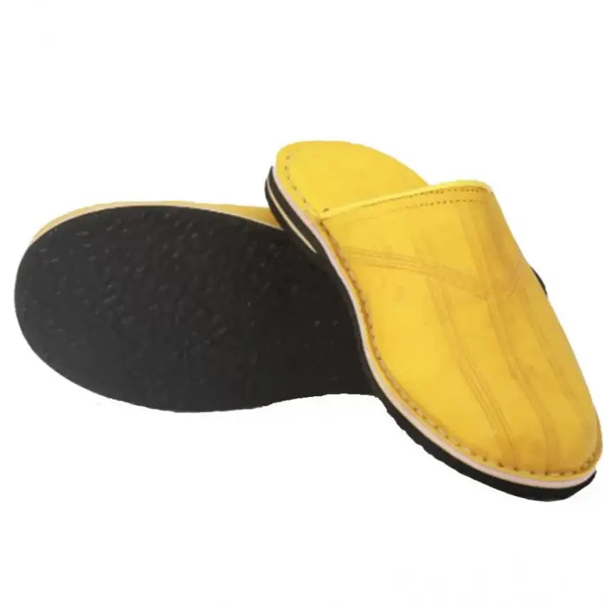 Biyadina Soft Leather Slippers Biyadina Store