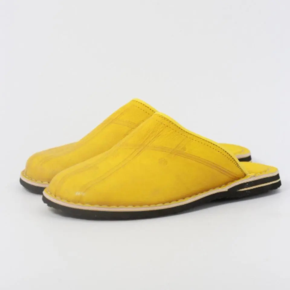 Biyadina Soft Leather Slippers Biyadina Store