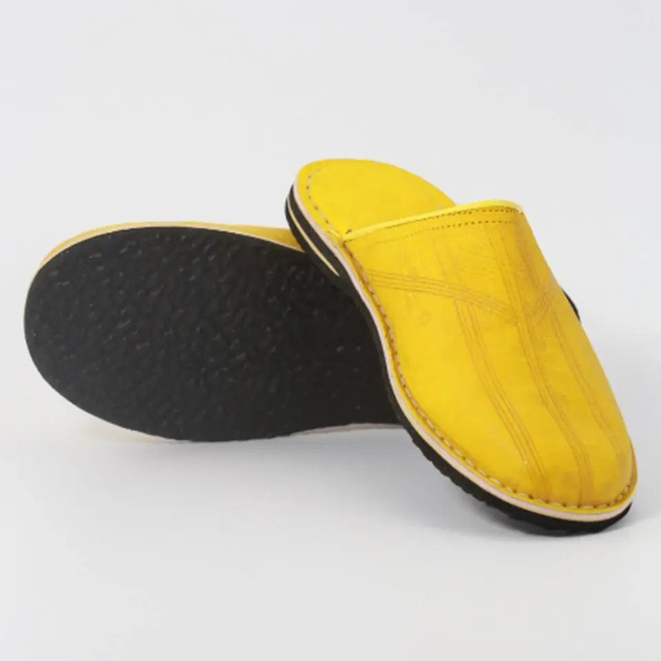 Biyadina Soft Leather Slippers Biyadina Store