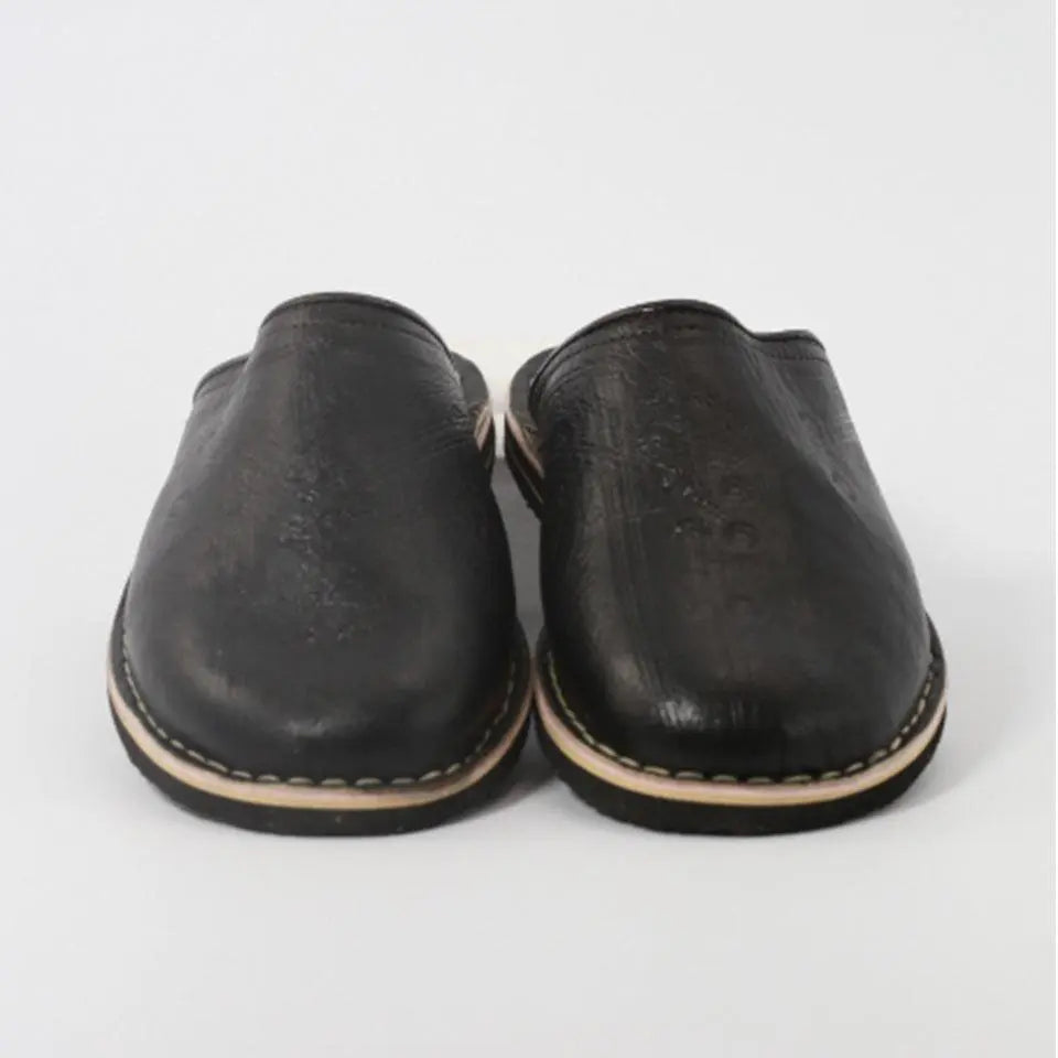 Biyadina Soft Leather Slippers Biyadina Store
