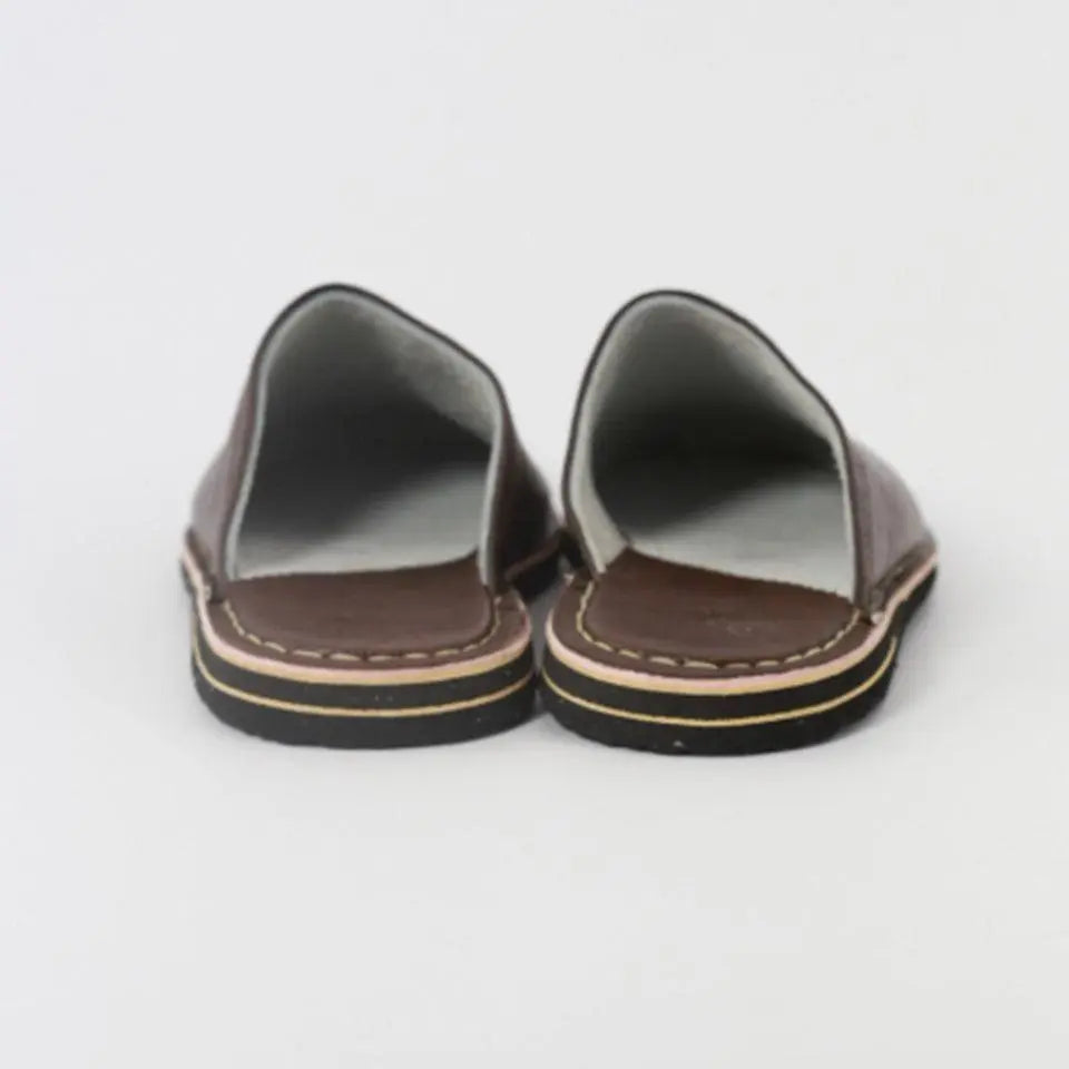 Biyadina Soft Leather Slippers Biyadina Store