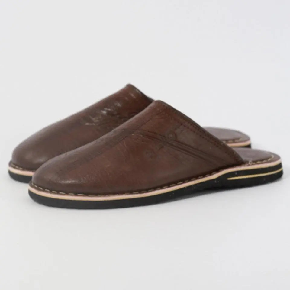 Biyadina Soft Leather Slippers Biyadina Store
