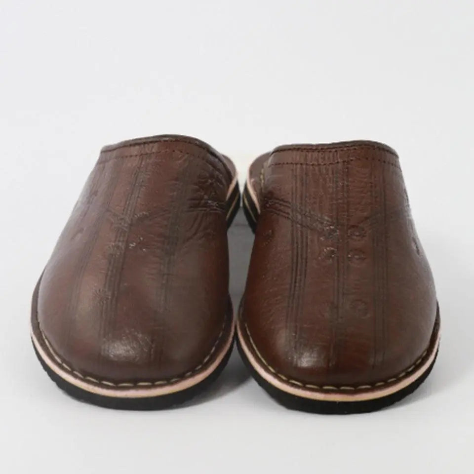 Biyadina Soft Leather Slippers Biyadina Store