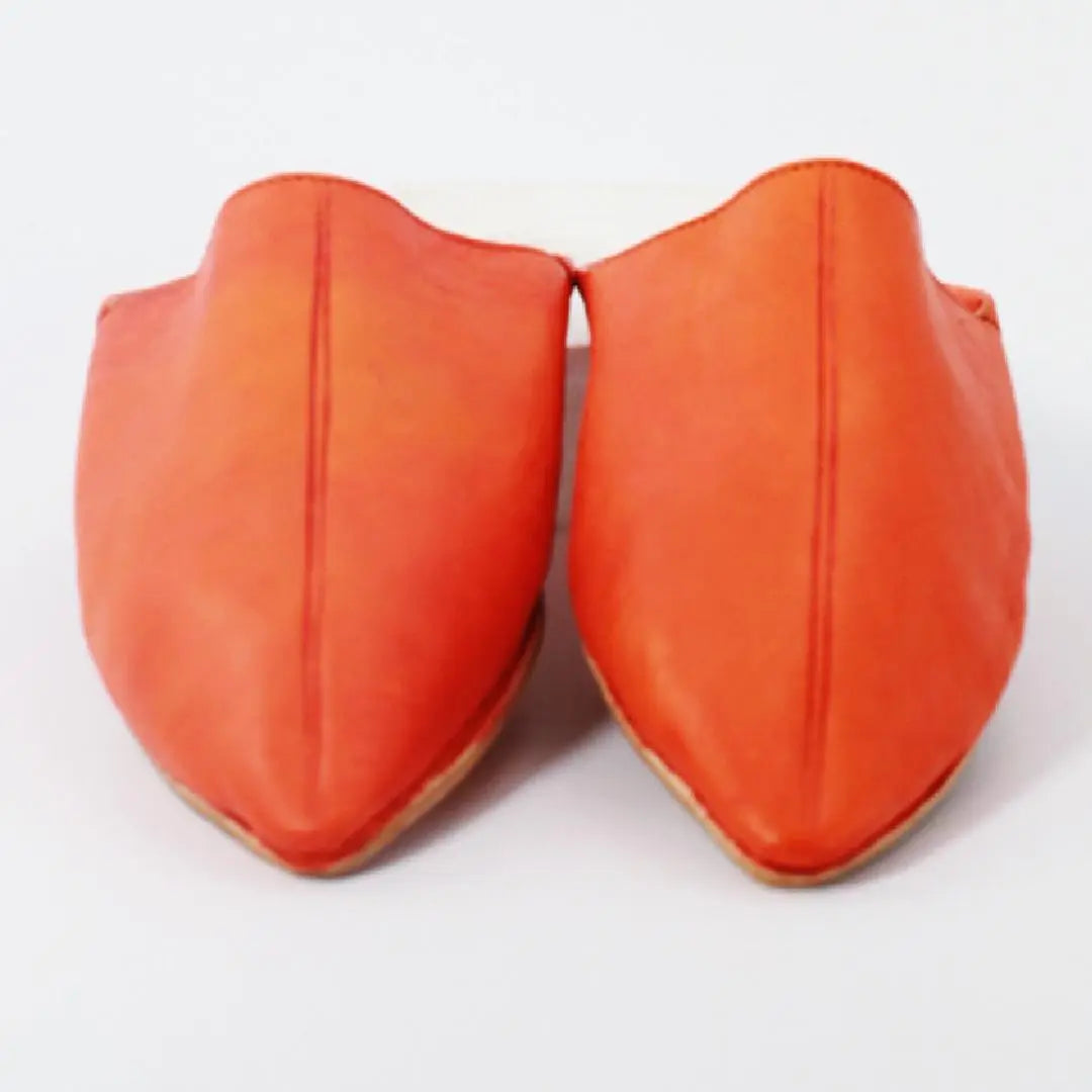 Biyadina Terracota Unisex Leather Slippers Biyadina Store