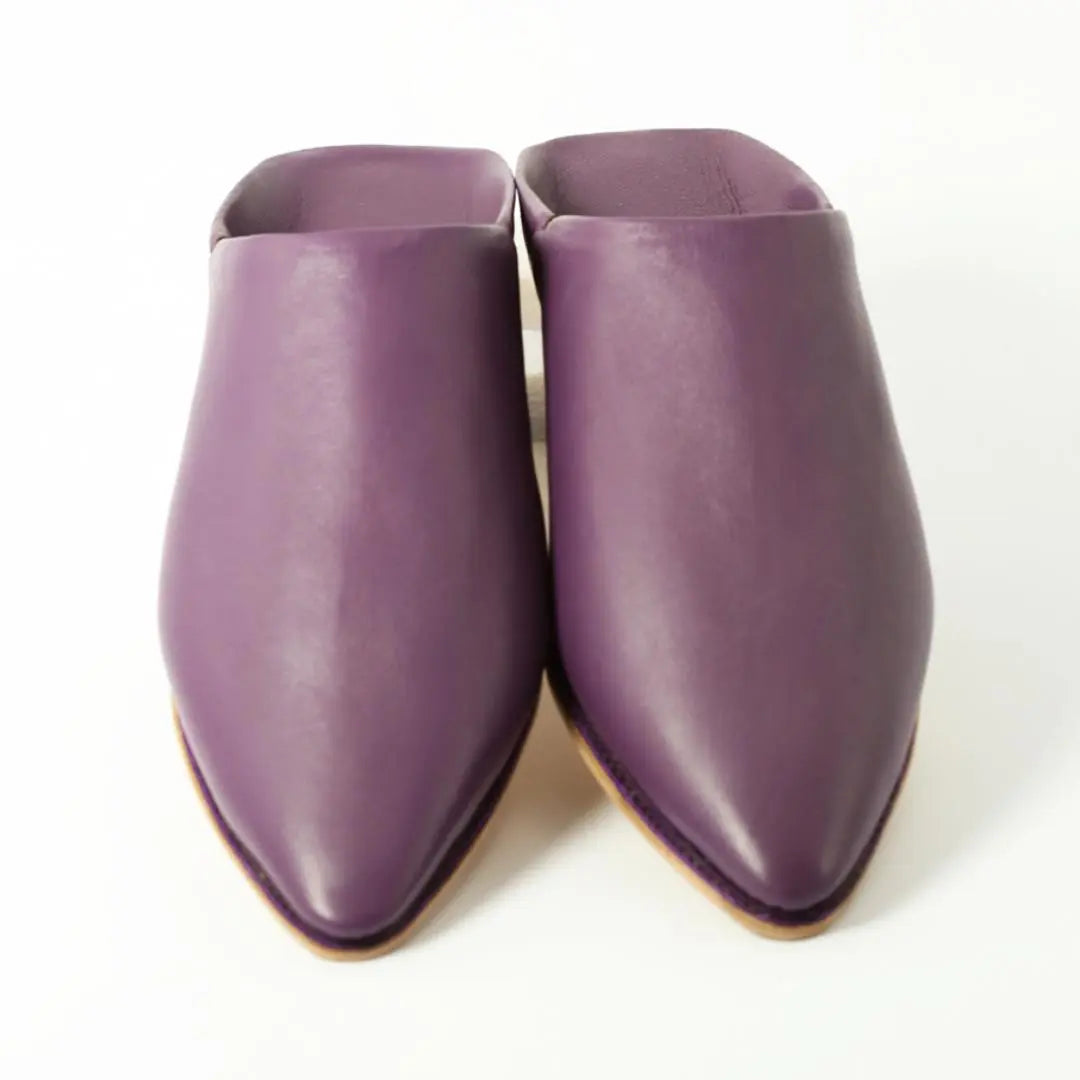 Biyadina Unisex Moroccan Handmade Black Leather Babouches Biyadina Store