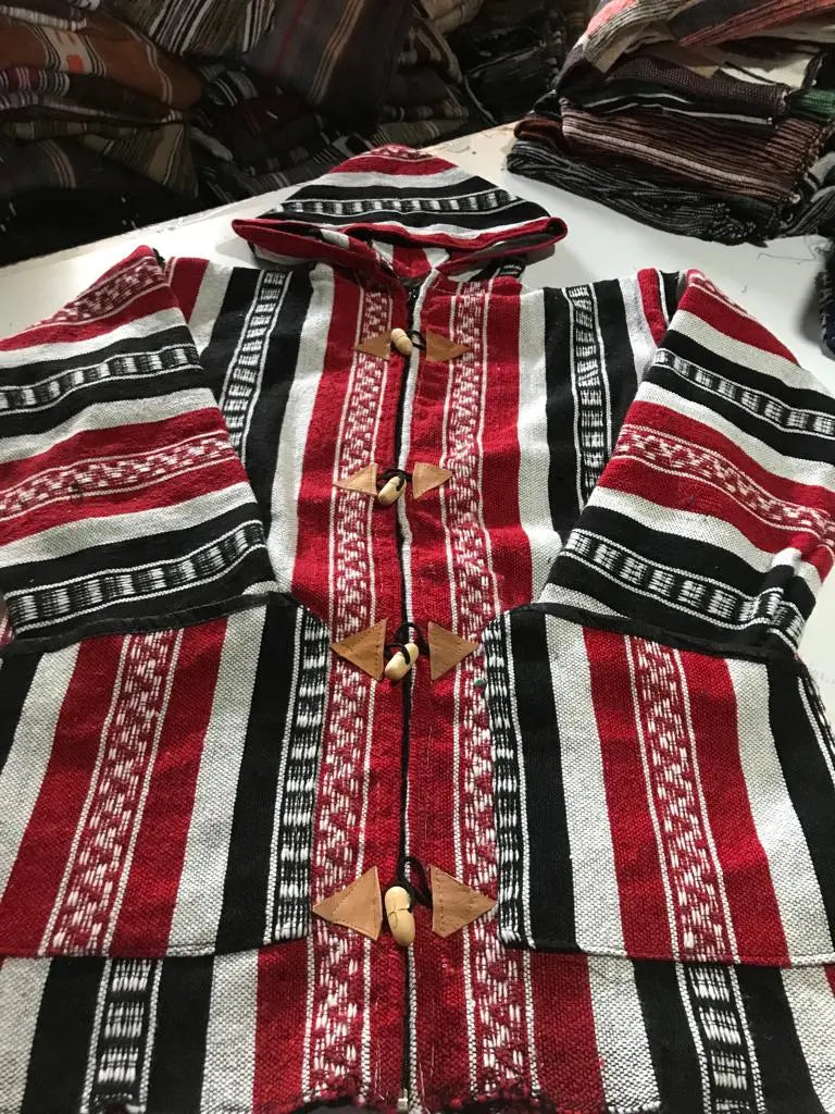 Biyadina Winter Morrocan Hooded Mini Djellaba | Traditional Coat | New Collection 2024 Biyadina Store