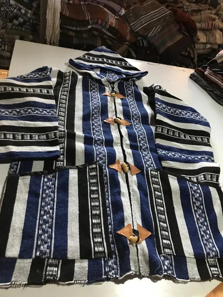 Biyadina Winter Morrocan Hooded Mini Djellaba | Traditional Coat | New Collection 2024 Biyadina Store