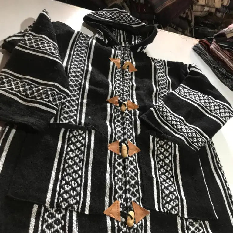 Biyadina Winter Morrocan Hooded Mini Djellaba | Traditional Coat | New Collection 2024 Biyadina Store