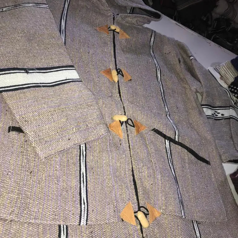 Biyadina Winter Morrocan Hooded Mini Djellaba | Traditional Coat | New Collection 2024 Biyadina Store