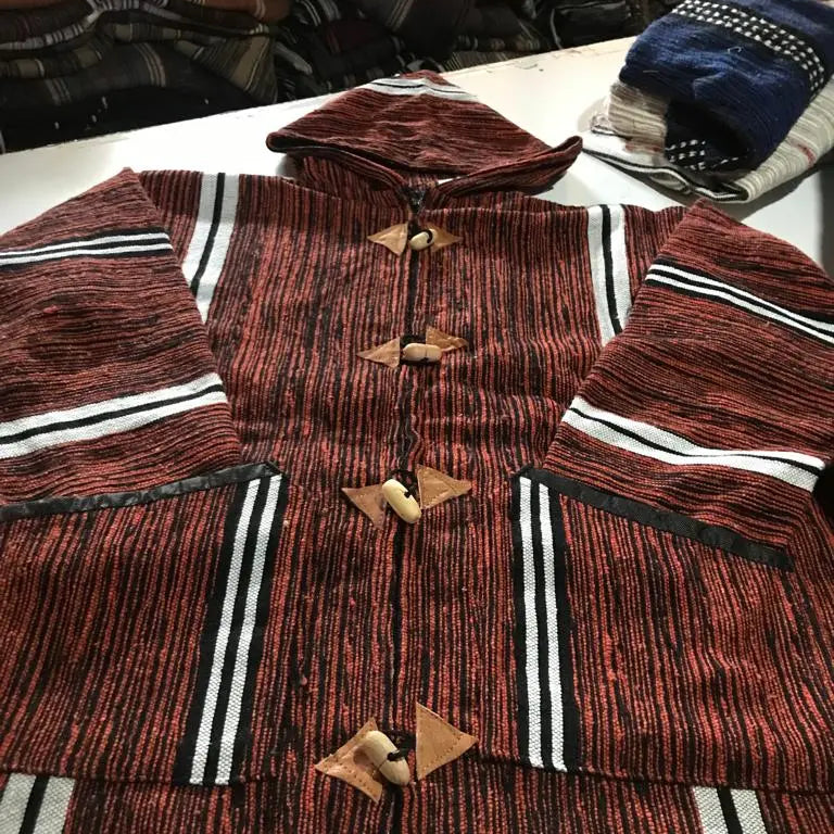 Biyadina Winter Morrocan Hooded Mini Djellaba | Traditional Coat | New Collection 2024 Biyadina Store