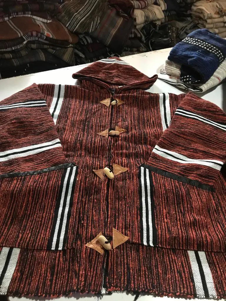 Biyadina Winter Morrocan Hooded Mini Djellaba | Traditional Coat | New Collection 2024 Biyadina Store