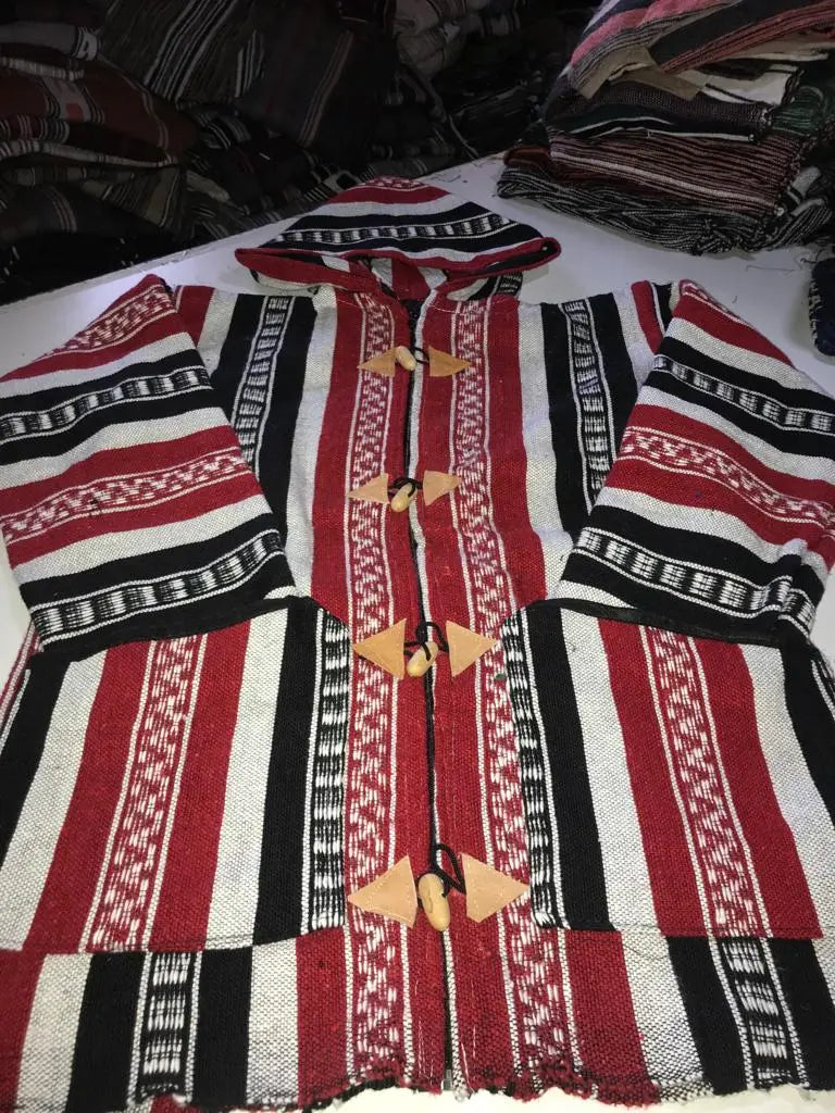 Biyadina Winter Morrocan Hooded Mini Djellaba | Traditional Coat | New Collection 2024 Biyadina Store