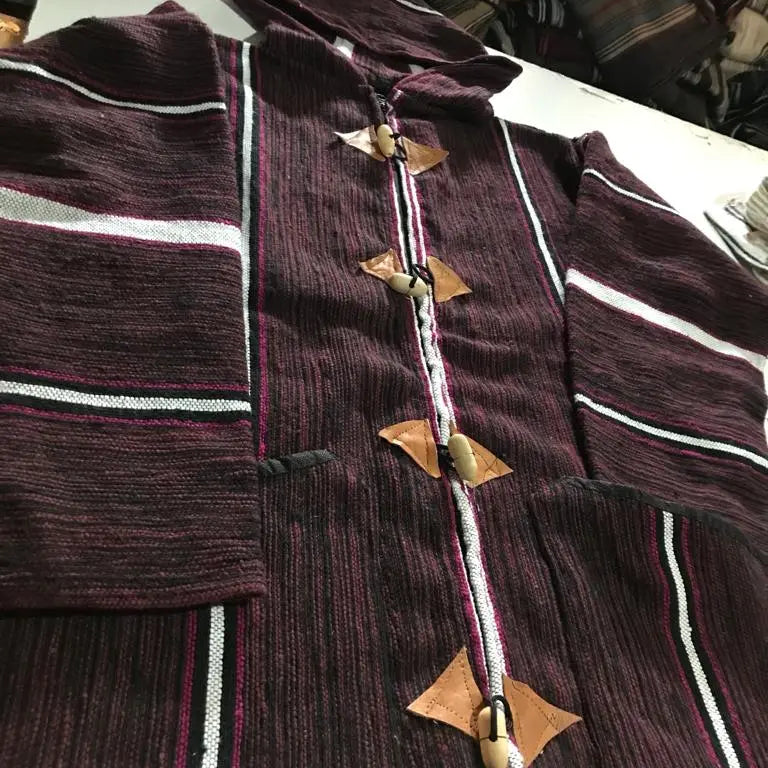 Biyadina Winter Morrocan Hooded Mini Djellaba | Traditional Coat | New Collection 2024 Biyadina Store