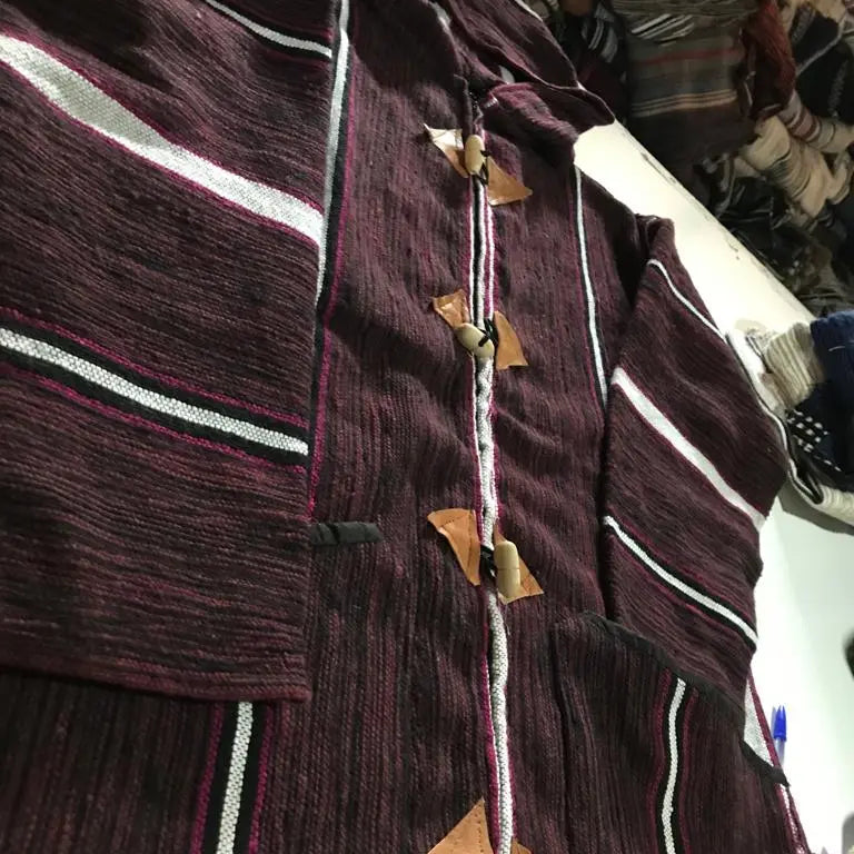 Biyadina Winter Morrocan Hooded Mini Djellaba | Traditional Coat | New Collection 2024 Biyadina Store