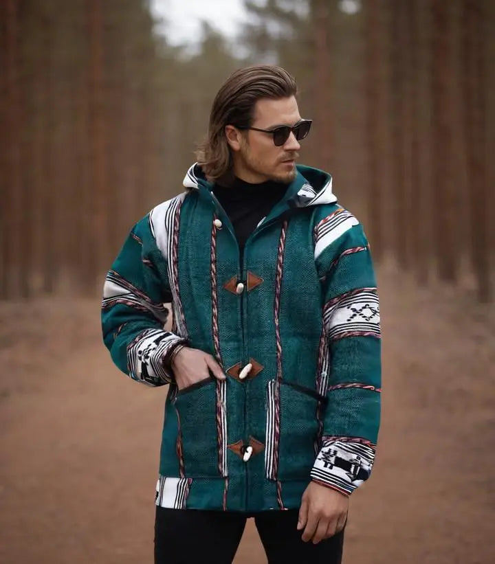 Biyadina Winter Morrocan Hooded Mini Djellaba | Traditional Coat | New Collection 2024 Biyadina Store