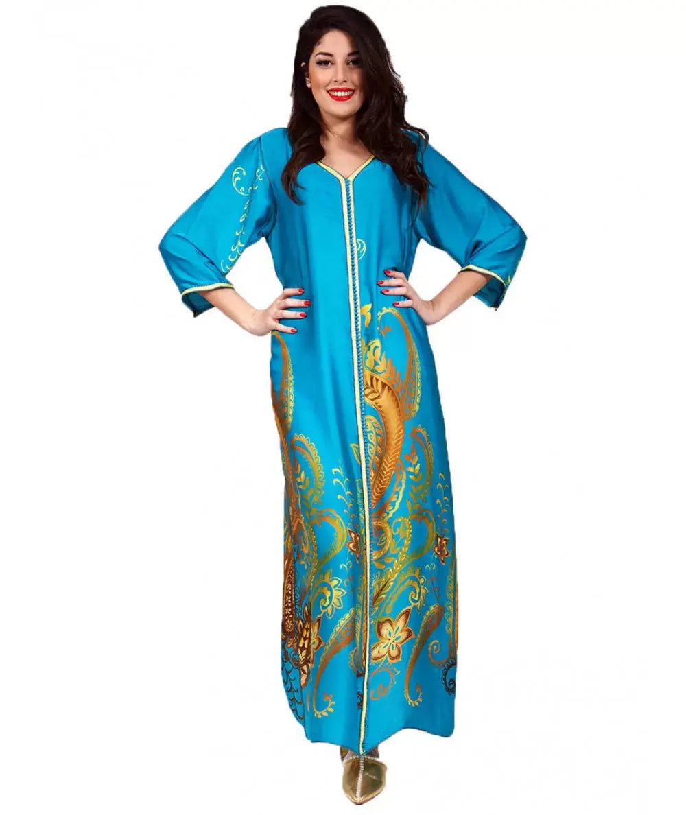 Biyadina Caftan Dresse for Women - Traditional Moroccan Kaftan Biyadina Store