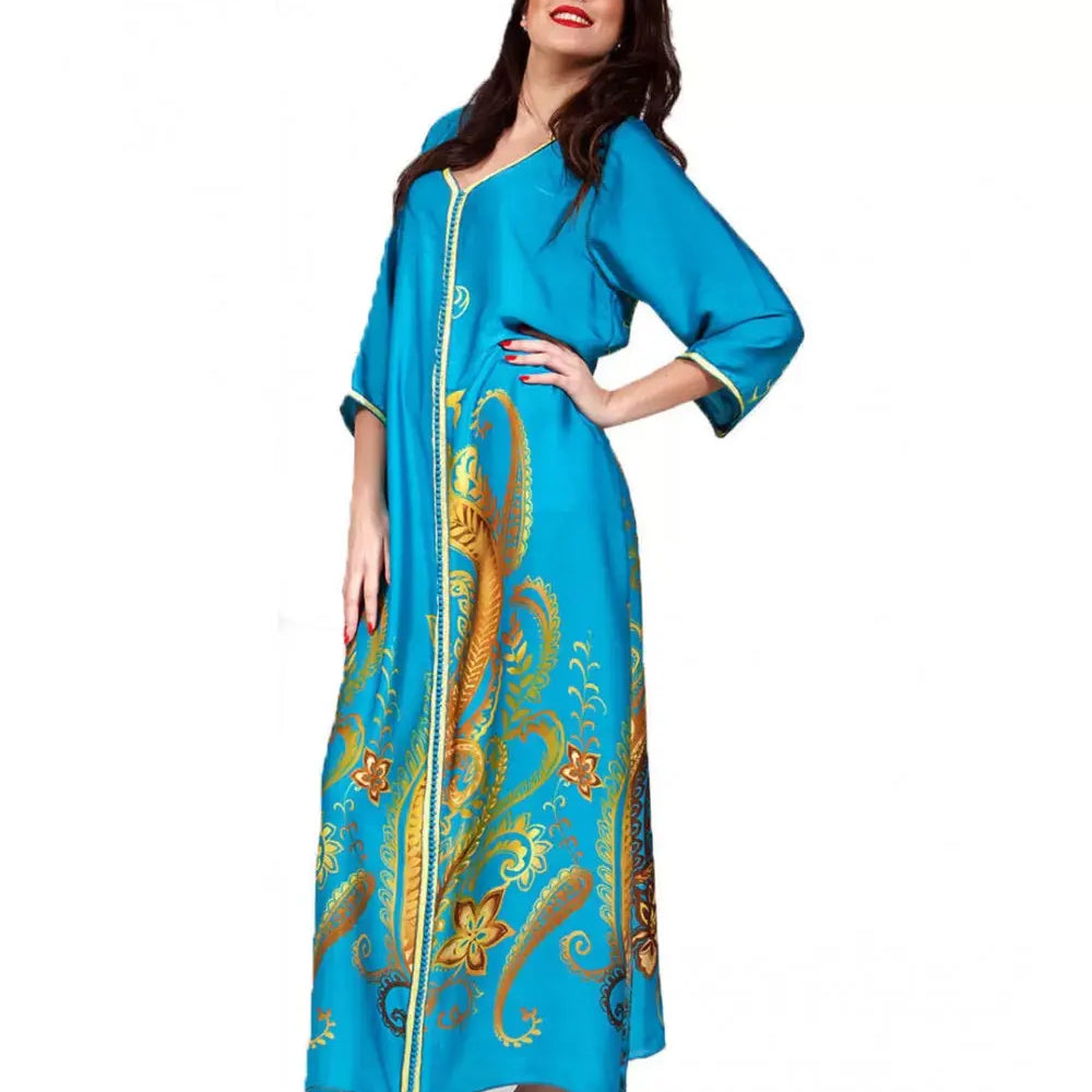 Biyadina Caftan Dresse for Women - Traditional Moroccan Kaftan Biyadina Store