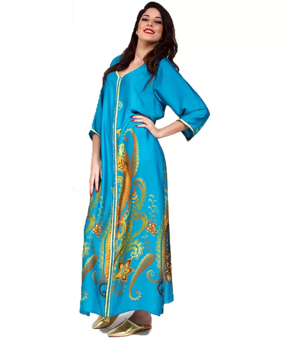 Biyadina Caftan Dresse for Women - Traditional Moroccan Kaftan Biyadina Store