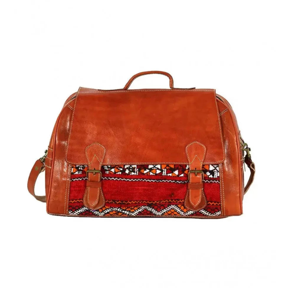 Biyadina Carpet Bag - Moroccan Handmade Kilim Bag