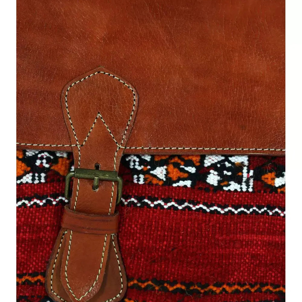 Biyadina Carpet Bag - Moroccan Handmade Kilim Bag