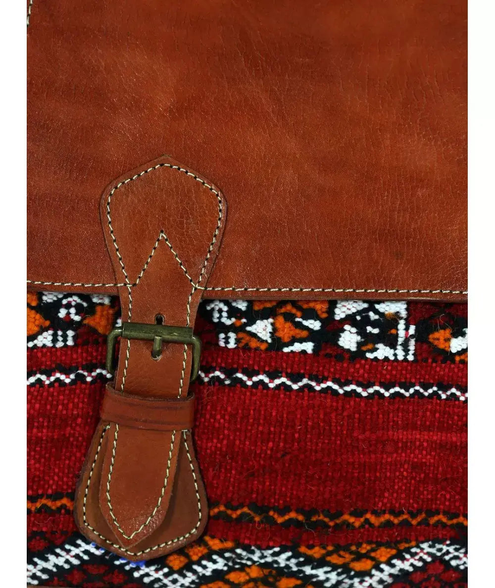 Biyadina Carpet Bag - Moroccan Handmade Kilim Bag
