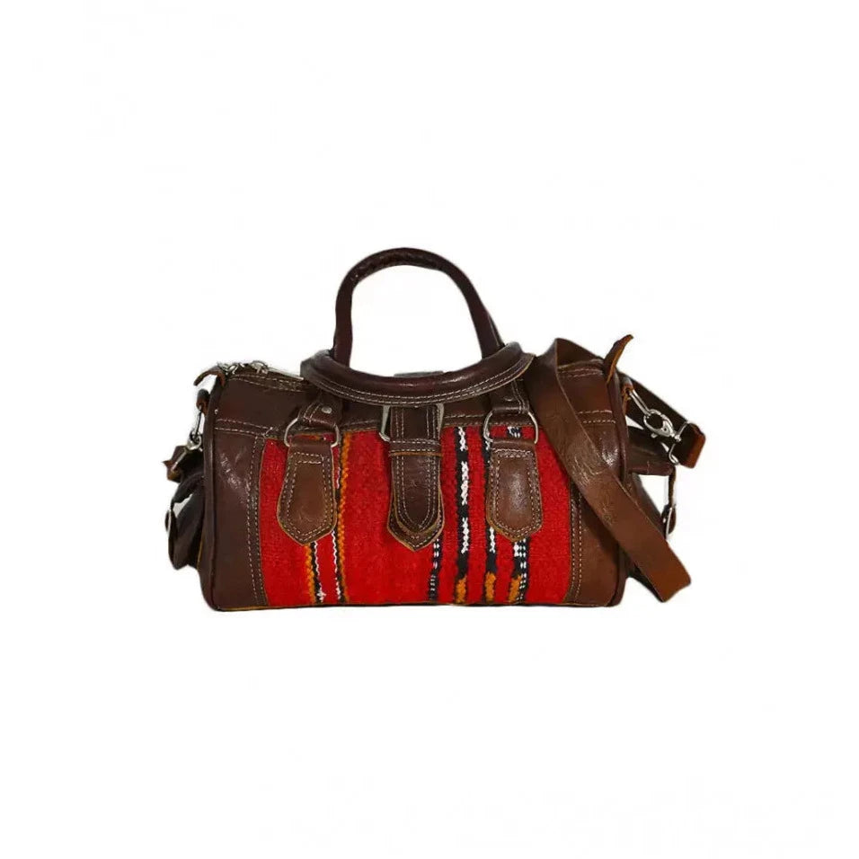 Biyadina Carpet Travel Bag Made with Kilim Biyadina Store