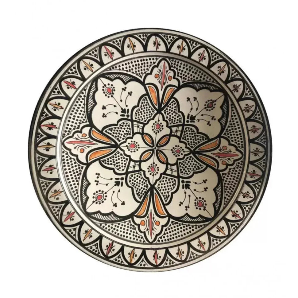 Biyadina Marrakech ceramic plate BiyadinaStore