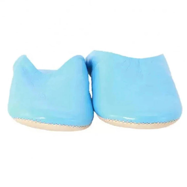 Biyadina Moroccan leather slippers
