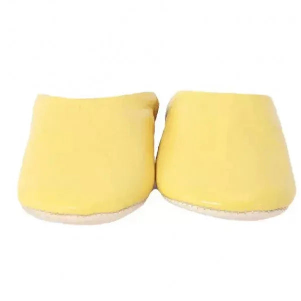 Biyadina Moroccan leather slippers