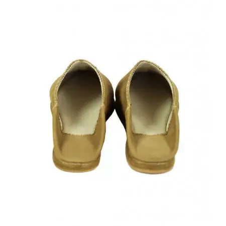 Biyadina Pointed babouche suede color camel Biyadina Store