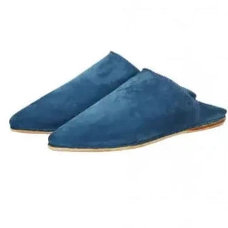 Biyadina Pointed suede babouche Biyadina Store
