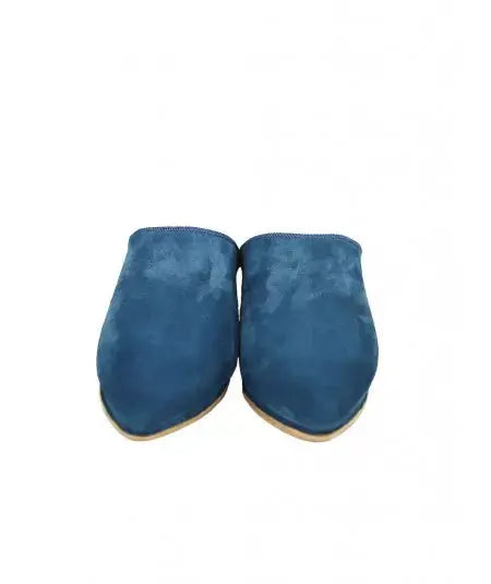 Biyadina Pointed suede babouche Biyadina Store