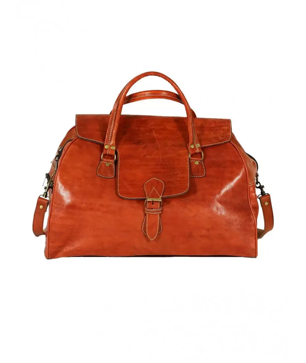 Moroccan Leather Bag - Biyadina Store